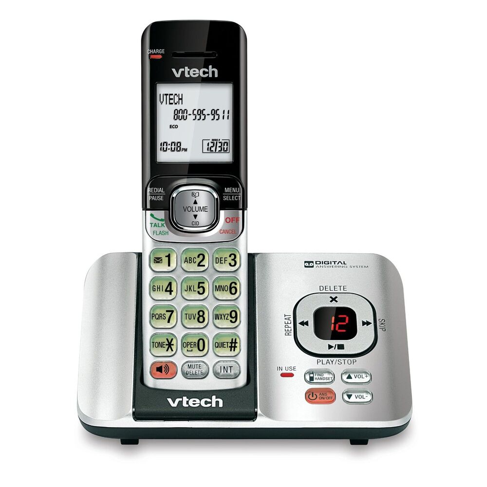 VTech CS6529 1-Handset Cordless Phone with Answering Machine